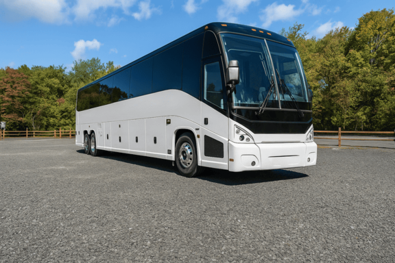 Charter Bus Rental Sunnyvale 56 Passenger Charter Bus